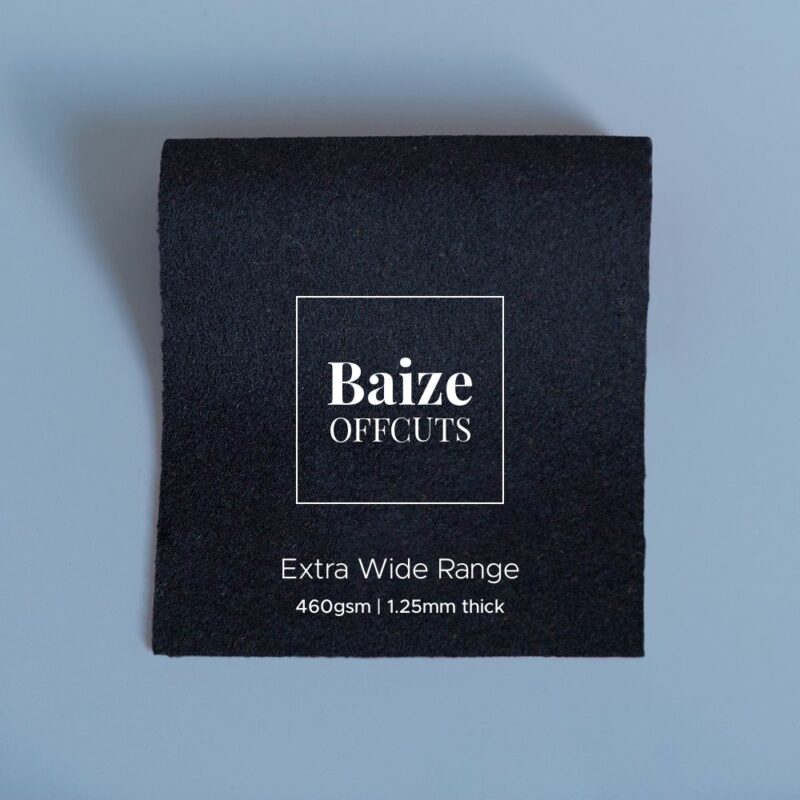 extra wide broadcloth black baize offcut remnant