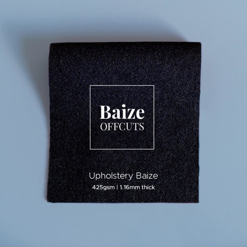 upholstery baize remnants offcuts black