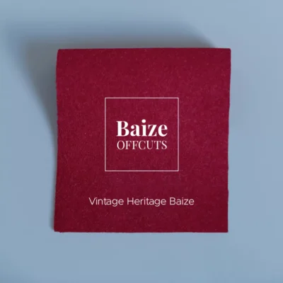 Vintage Burgundy Baize Remnant
