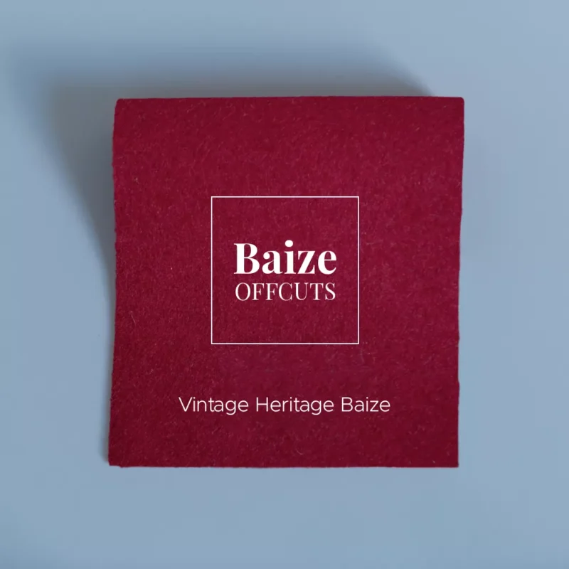 vintage british baize burgundy