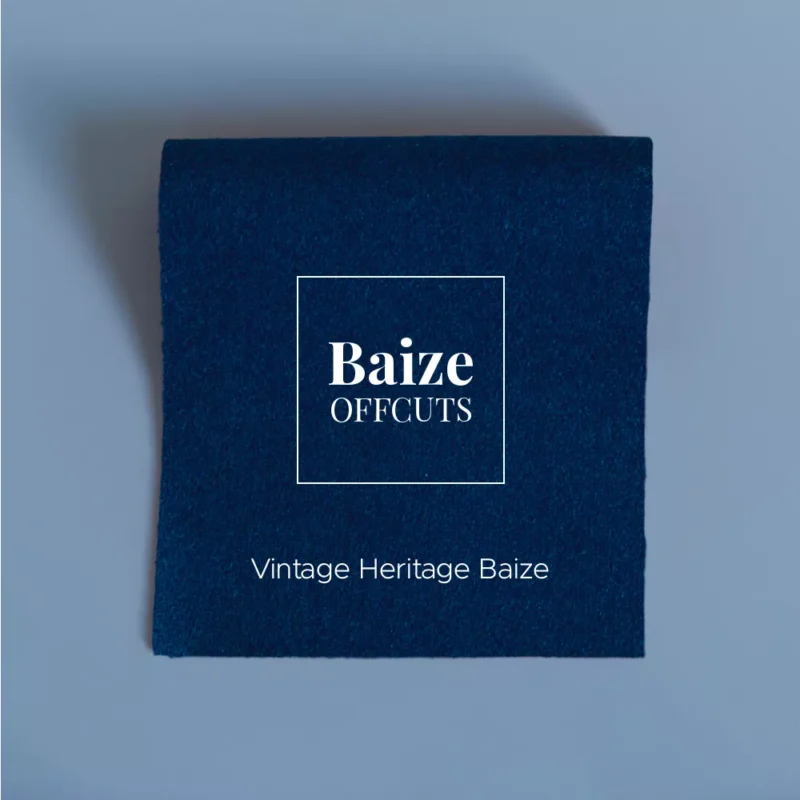 vintage british baize madonna blue