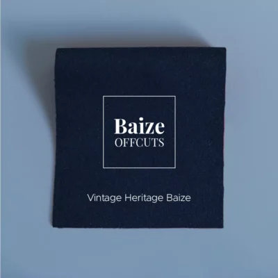 Vintage Navy Baize Remnant